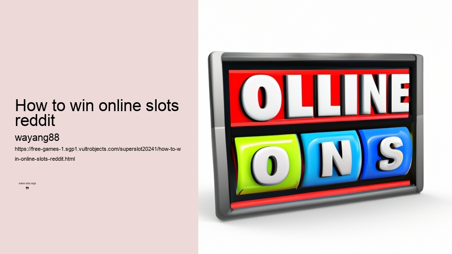 how to win online slots reddit